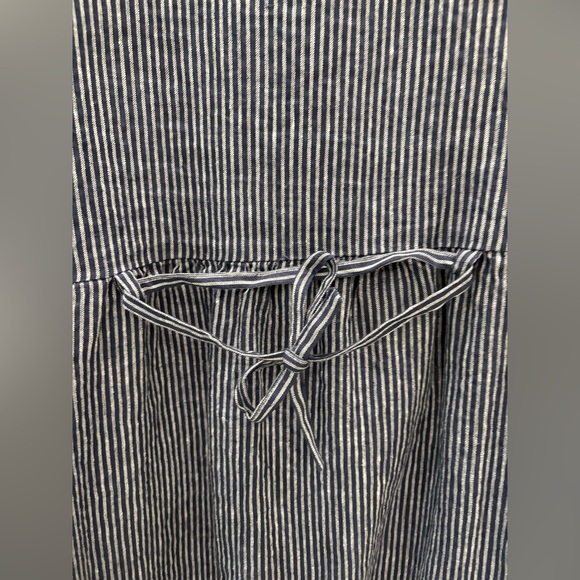Pyne & Smith No 11 Small Indigo Stripe Dress - Picture 4 of 5